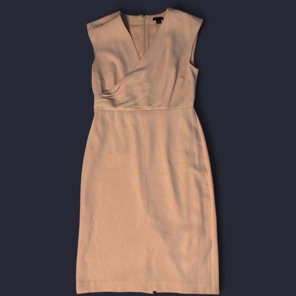 Ann Taylor Blush Sheath Dress Sleeveless Size 4p